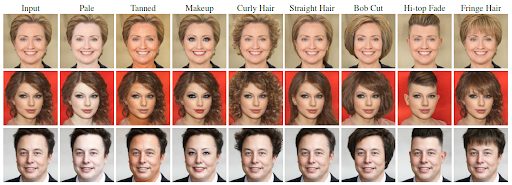 The result of StyleGAN+CLIP image manipulation