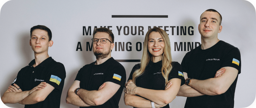 A dedicated team of Data Science UA's AI engineers with years of applied experience in helping companies achieve measurable outcomes with their data and AI projects.