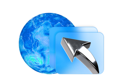 A windmap with modern AI-powered interface for WindNavigator AI solutions.